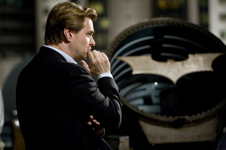 Christopher Nolan and the Bat signal