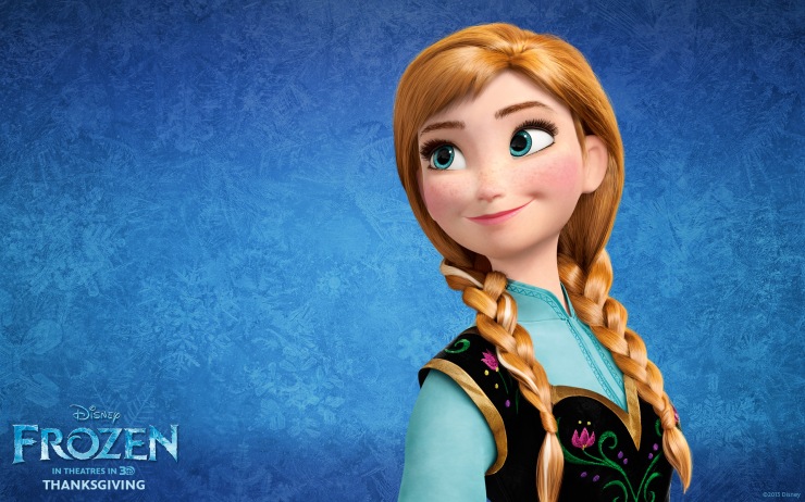 Princess Anna in Disney's Frozen