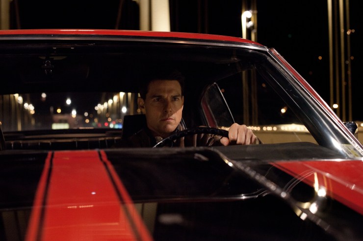 Jack Reacher in a car
