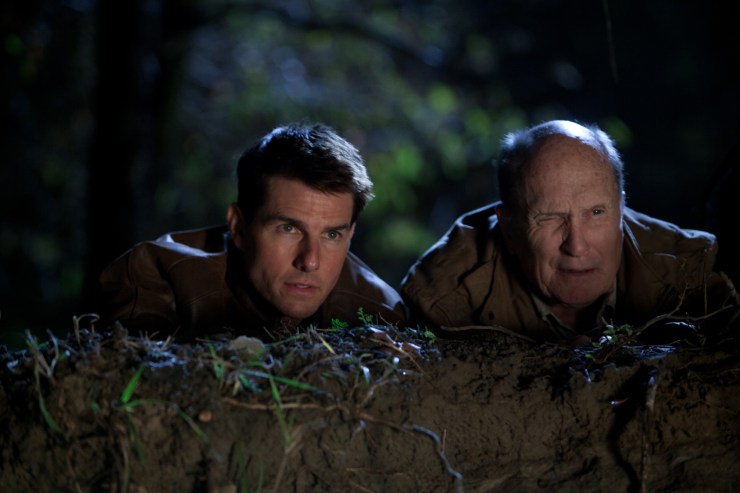 Tom Cruise and Robert Duvall in Jack Reacher