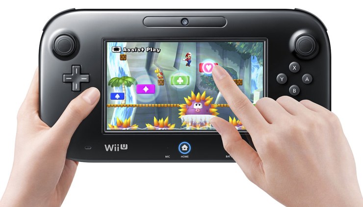 Wii U gamepad: not like a smartphone