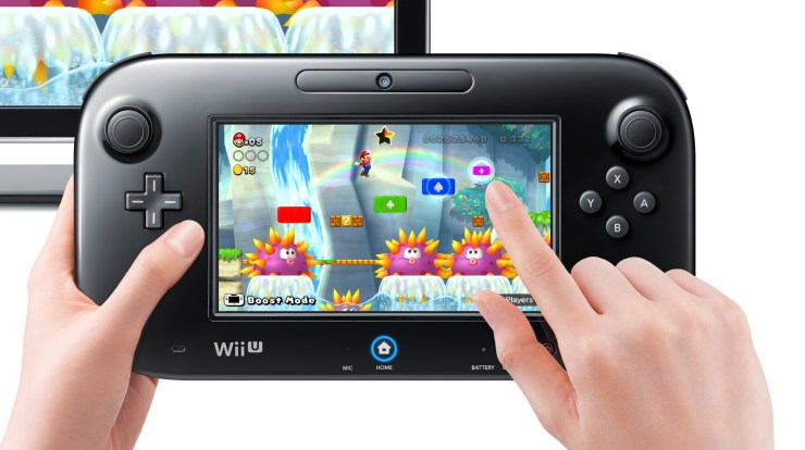 Wii U with New Super Mario Bros U