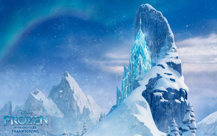Elsa's ice castle in Frozen