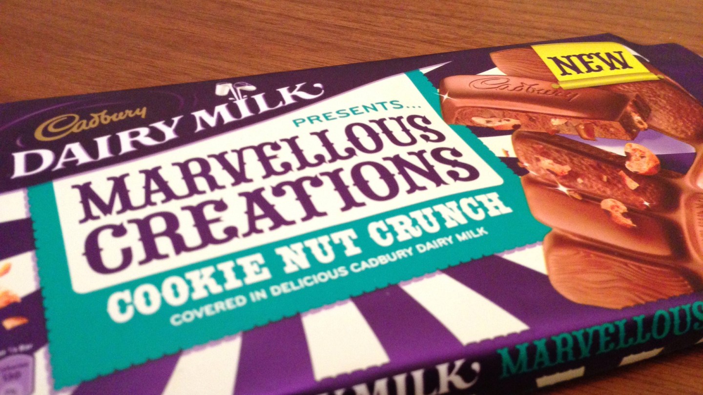 Cadbury's Marvellous Creations Cookie Nut Crunch