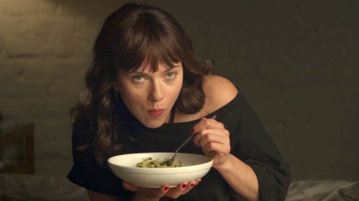 Scarlett Johansson equating eating with sex