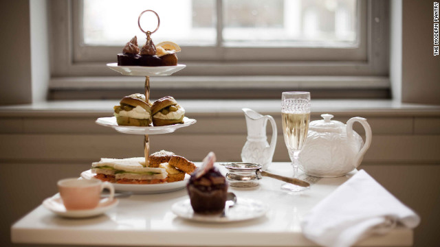 Example serving at The Modern Pantry