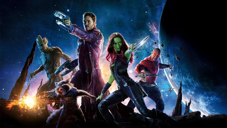 Guardians of the Galaxy's gorgeous ensemble poster