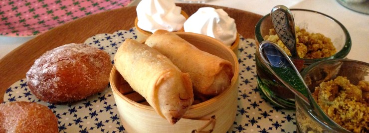 Banana spring rolls at Asia deCuba 