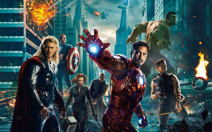The Avengers: don't they look serious?