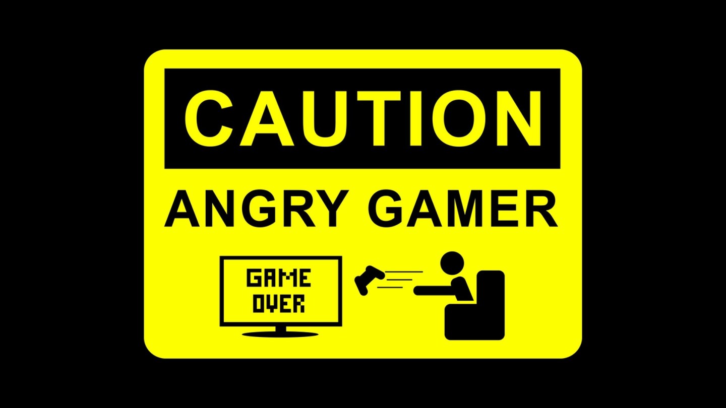 Caution - Angry Gamer