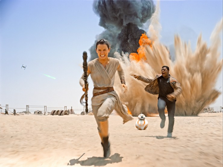 Star Wars: The Force Awakens' Rey and Finn